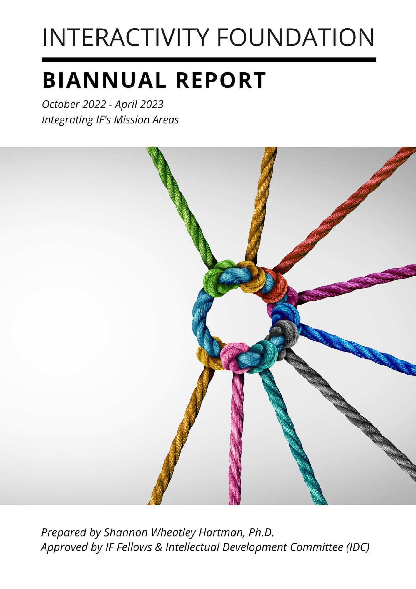 Cover Page of April 2023 Biannual Report